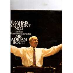 Johannes Brahms / Sir Adrian Boult / The London Philharmonic Orchestra Symphony No. 1 C Minor, Op. 68 Vinyl LP USED