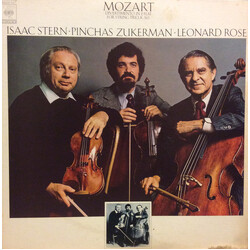 Wolfgang Amadeus Mozart / Isaac Stern / Pinchas Zukerman / Leonard Rose Divertimento In E-flat For String Trio, K. 563 Vinyl LP USED