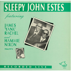 Sleepy John Estes / Yank Rachell / Hammie Nixon Recorded Live 1966 / 1974 Vinyl LP USED