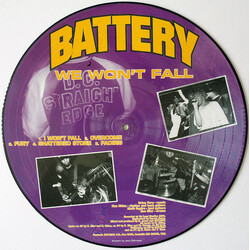 Battery (3) We Won't Fall / Let The Past Go Vinyl LP USED