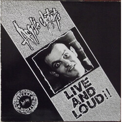 Angelic Upstarts Live And Loud!! Vinyl LP USED