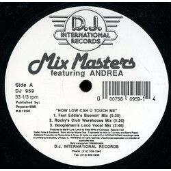 Mix Masters / Andrea Salazar How Low Can U Touch Me USED VINYL 12INCH 33 S RPM