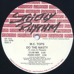 MC Tops Do The Nasty USED VINYL 12INCH 33 S RPM