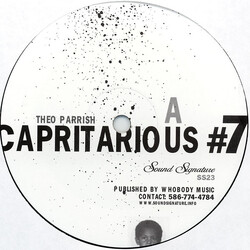 Theo Parrish Capritarious #7 USED VINYL 12INCH 33 S RPM 45 RPM