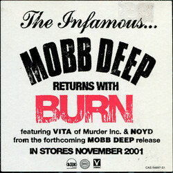 Mobb Deep Burn USED VINYL 12INCH 33 S RPM