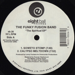 The Funky Fusion Band The Spiritual EP VINYL 12" USED