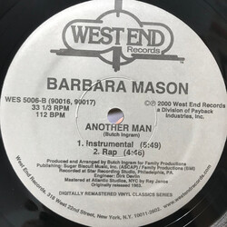 Barbara Mason Another Man USED VINYL 12INCH 33 S RPM REISSUE REMASTERED