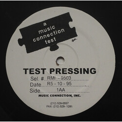 Various Untitled USED VINYL 12INCH TEST PRESSING