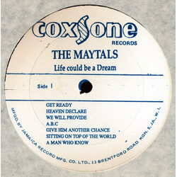 The Maytals Life Could Be A Dream Vinyl LP USED