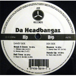 Davey Dex Da Headbangaz USED VINYL 12INCH 33 S RPM