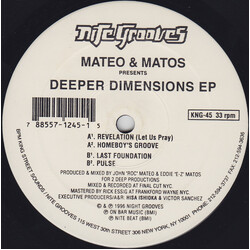 Mateo & Matos Deeper Dimensions EP VINYL 12" USED