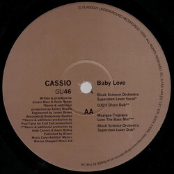Cassio Ware Baby Love VINYL 12" USED