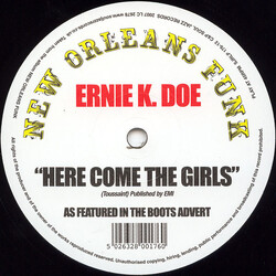 Ernie K-Doe Here Come The Girls VINYL 12" USED