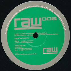 Guy McAffer / Carl Hendrickse RAW 008 VINYL 12" USED