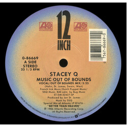 Stacey Q Music Out Of Bounds USED VINYL 12INCH 33 S RPM