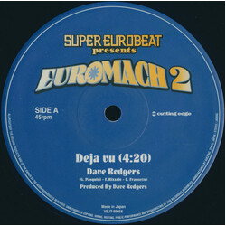 Various Super Eurobeat Presents Euromach 2 / Hyper Star Energy USED VINYL 12INCH 45 RPM