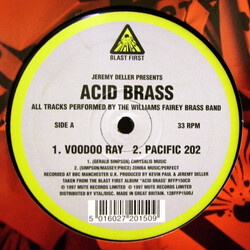 The Williams Fairey Brass Band Acid Brass VINYL 12" USED