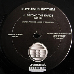 Rhythim Is Rhythim Beyond The Dance USED VINYL 12INCH 33 S RPM REISSUE