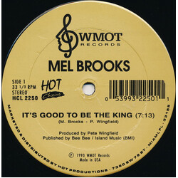 Mel Brooks / Philly Cream (2) It's Good To Be The King / Motown Review USED VINYL 12INCH 33 S RPM