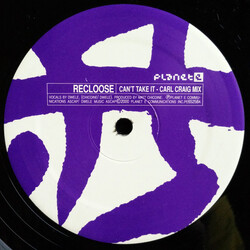 Recloose Can't Take It (Remixes) VINYL 12" USED