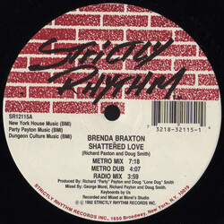 Brenda Braxton Shattered Love VINYL 12" USED