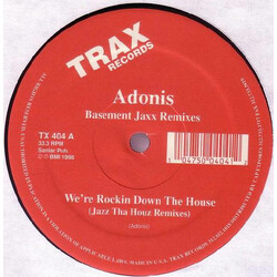 Adonis We're Rocking Down The House (Basement Jaxx Remixes) VINYL 12" USED