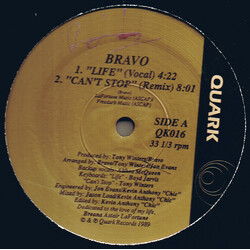 Bravo Life USED VINYL 12INCH 33 S RPM