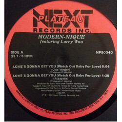 Modern-nique Love's Gonna Get You (Watch Out Baby For Love) VINYL 12" USED