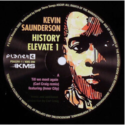 Kevin Saunderson History Elevate 1 USED VINYL 12INCH 33 S RPM