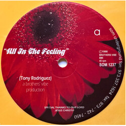 Tony Rodriguez All In The Feeling / From Dusk Till Dawn VINYL 12" USED