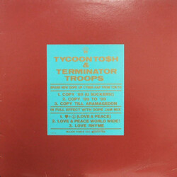 Tycoon To$h & Terminator Troops Copy '88 / Love & Peace USED VINYL 12INCH