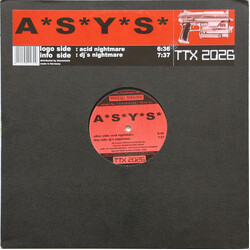 A*S*Y*S Acid Nightmare / DJ's Nightmare USED VINYL 12INCH 45 RPM