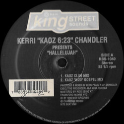 Kerri Chandler Hallelujah VINYL 12" USED