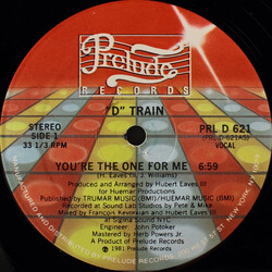 D-Train You're The One For Me USED VINYL 12INCH 33 S RPM