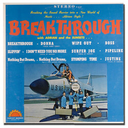 Adrian And The Sunsets Breakthrough Vinyl LP USED