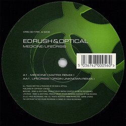 Ed Rush & Optical Medicine / Lifecrisis USED VINYL 12INCH 45 RPM