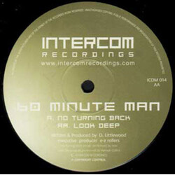 60 Minute Man No Turning Back / Look Deep USED VINYL 12INCH