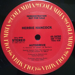 Herbie Hancock Autodrive USED VINYL 12INCH 33 S RPM PROMO