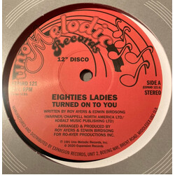 Eighties Ladies Turned On To You USED VINYL 12INCH 33 S RPM