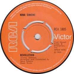 Nina Simone Revolution / Love O' Love USED VINYL 7INCH 45 RPM SINGLE