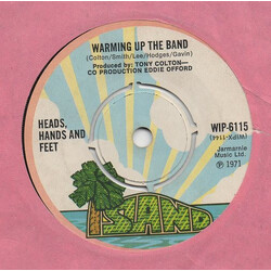 Heads Hands & Feet Warming Up The Band USED VINYL 7INCH SINGLE 45 RPM