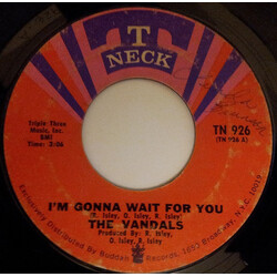 The Vandals (3) I'm Gonna Wait For You USED VINYL 7INCH 45 RPM SINGLE