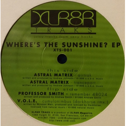 Various Where's The Sunshine? EP Vinyl 12" USED