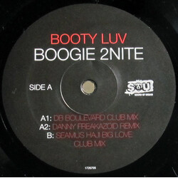 Booty Luv Boogie 2nite USED VINYL 12INCH