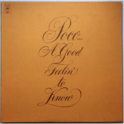 Poco (3) A Good Feelin' To Know Vinyl LP USED