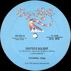 Sugarhill Gang Rapper's Delight USED VINYL 12INCH 33 S RPM