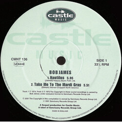 Bob James Nautilus / Take Me To The Mardi Gras USED VINYL 12INCH 33 S RPM COMPILATION