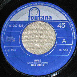 Alan Haven Image USED VINYL 7INCH 45 RPM SINGLE REISSUE