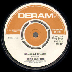 Junior Campbell Hallelujah Freedom USED VINYL 7INCH 45 RPM SINGLE