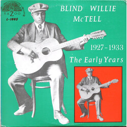 Blind Willie McTell The Early Years - 1927-1933 Vinyl LP USED